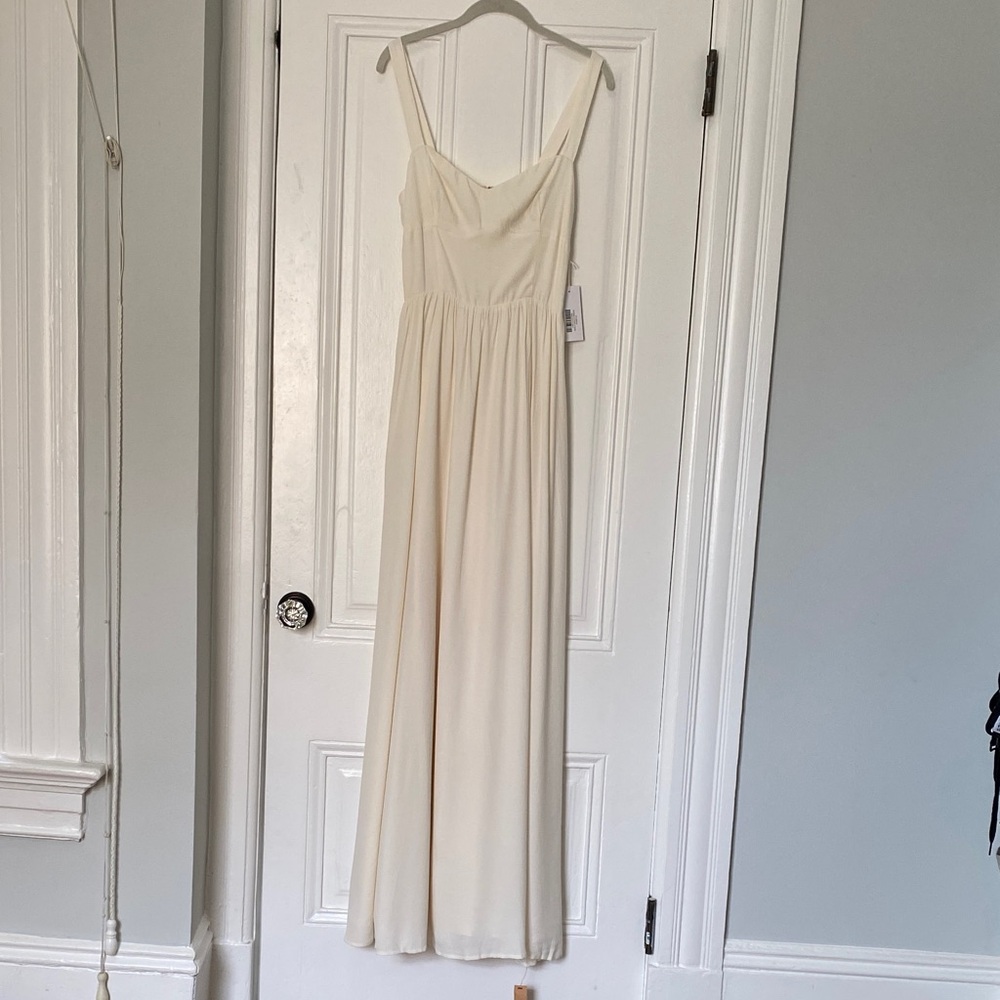 Reformation Hollyhock Dress in Ivory NWT